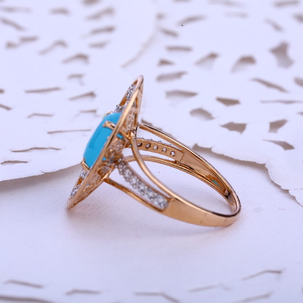 760 Rose Gold Exclusive Hallmark Ladies Ring RLR512