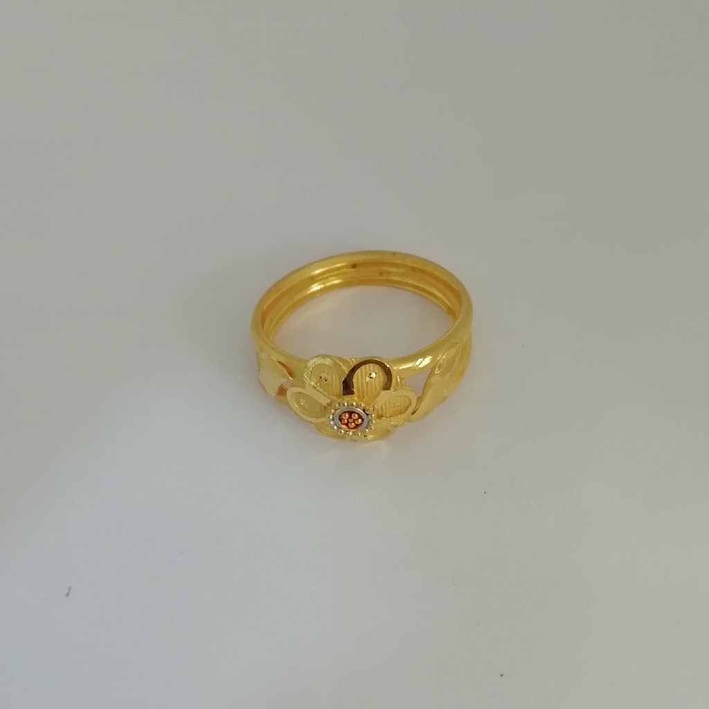 14K Ladies Filigree Tri-Color Gold Ring – Mayas Gold