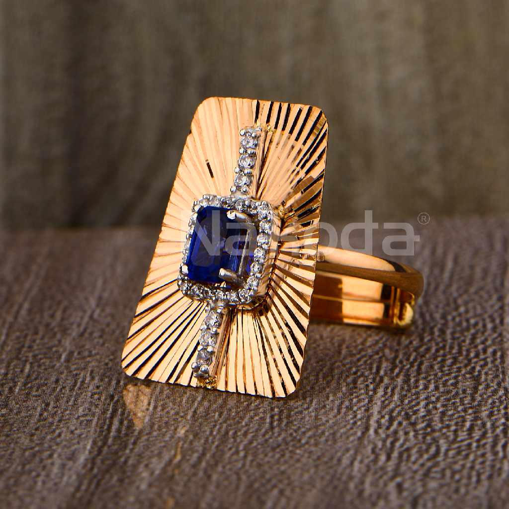 750 Rose Gold Women's Hallmark Ring RLR932