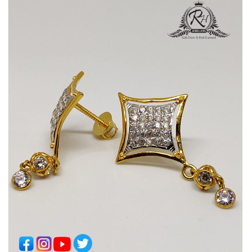 22 carat gold classical earrings RH-ER258
