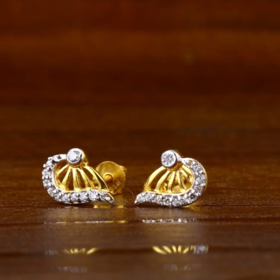 22 carat gold ladies earrings RH-LE721