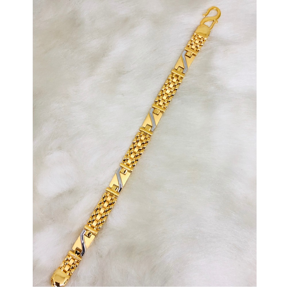 916 Gold Plain Casting Bracelet