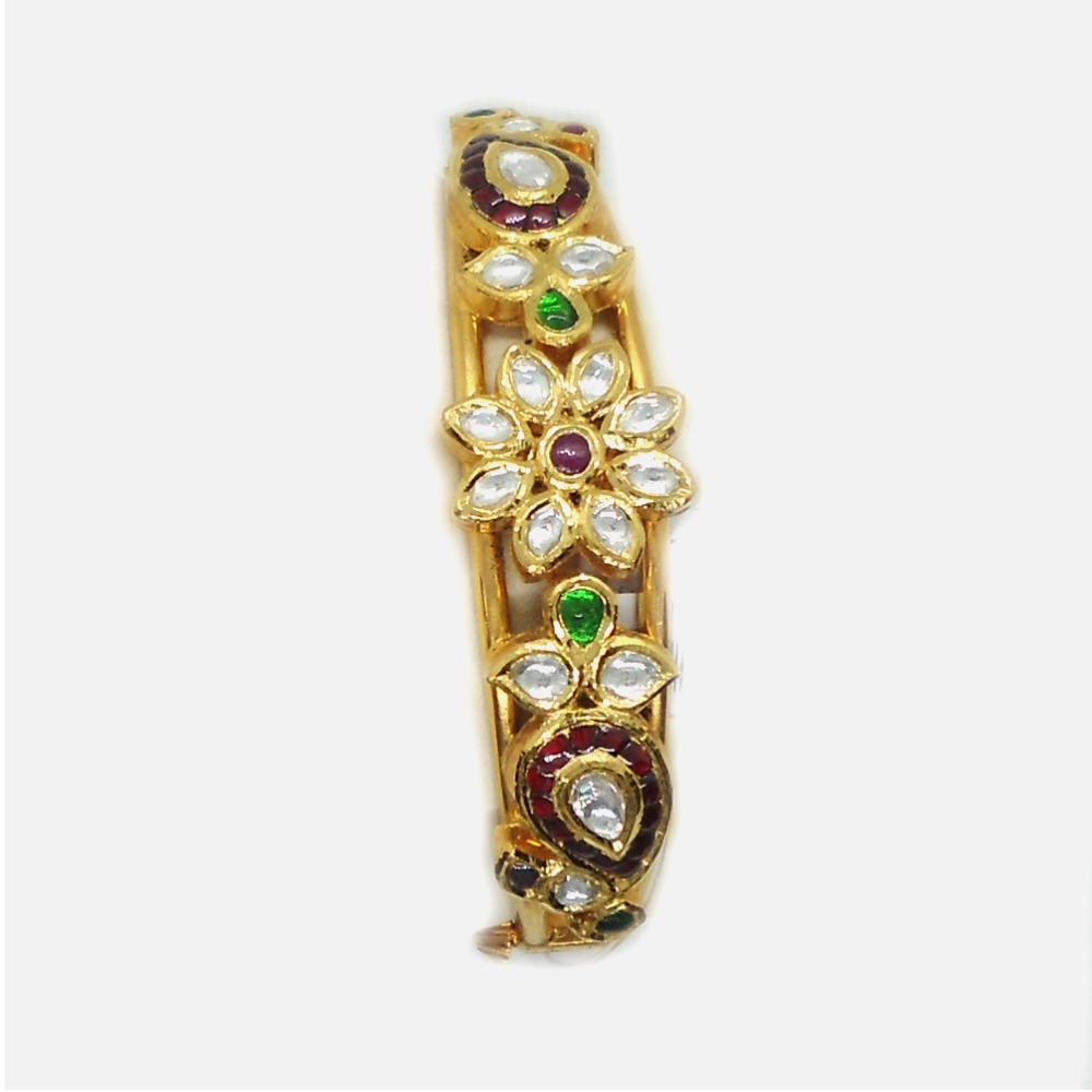 22KT Gold Antique Wedding Bangle Kada RHJ-4928