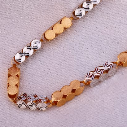 750 Rose Gold CZ Men's Exclusive Chain RMC121