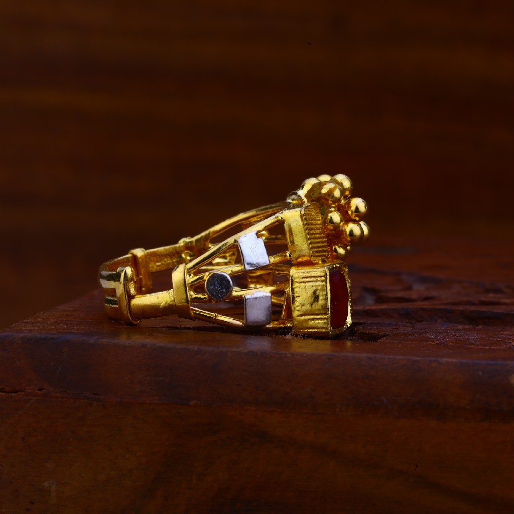 916 Gold Designer Antique Ring LAR51