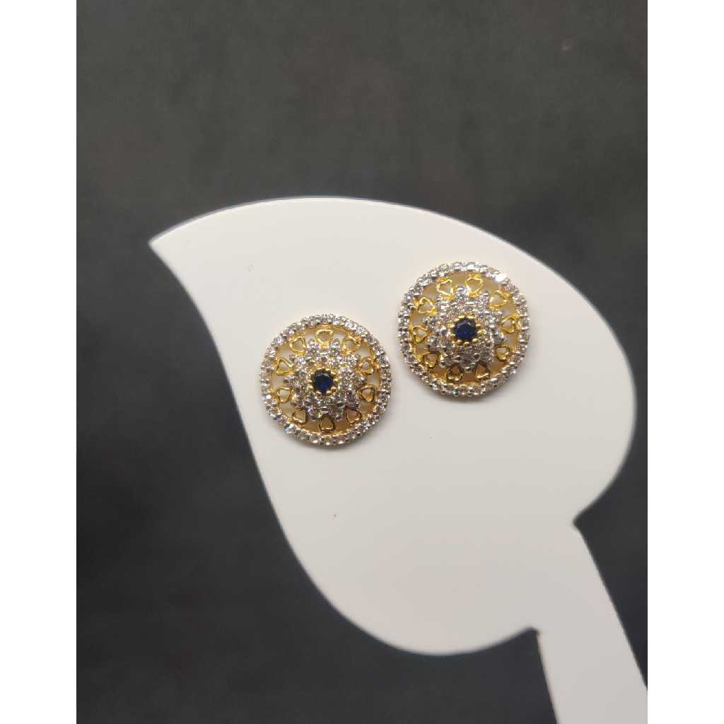 22k ladies round earring