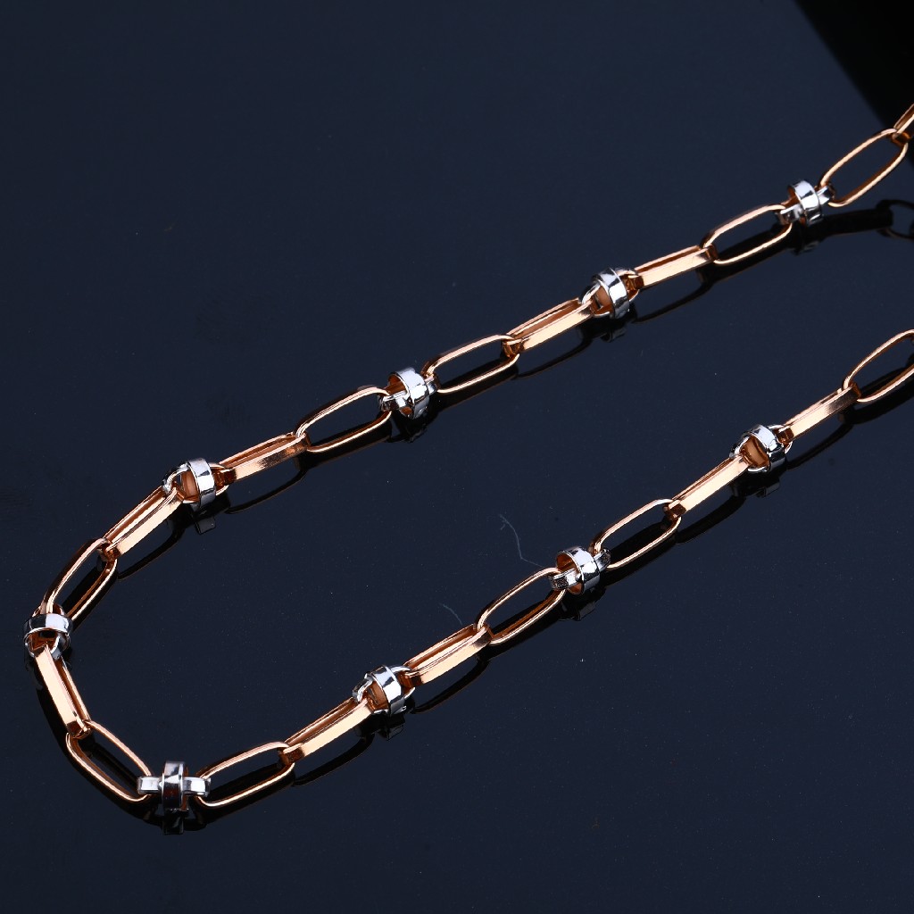 Daily Wear Rose Gold 18K Mens Chain-RMC14