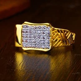 916 Gold Gents Ring 0012