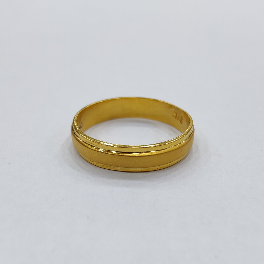 Classic Plain Square Signet Ring Band for Men 18ct Yellow Gold Plated – J F  M-gemektower.com.vn