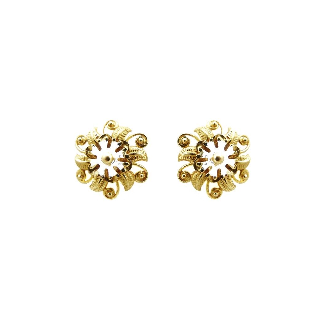 22K Gold Little Flowery Tops