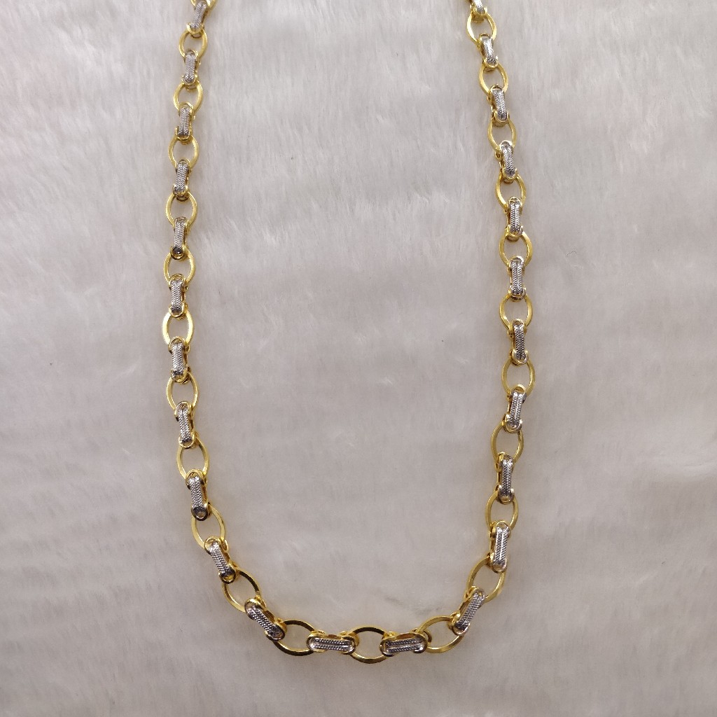 916 Gold Fancy Gent's Italian chain