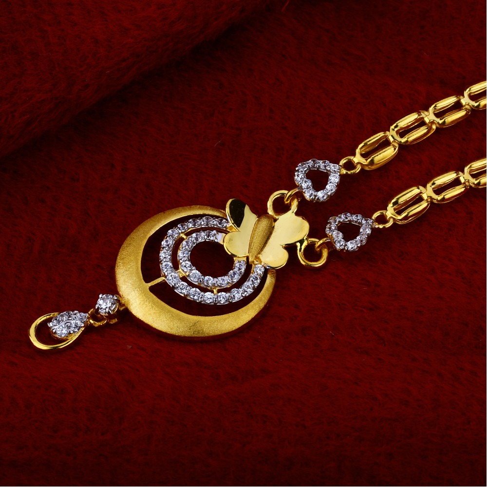 916 Gold Ladies  Hallmark  Classic  Chain Necklace CN19