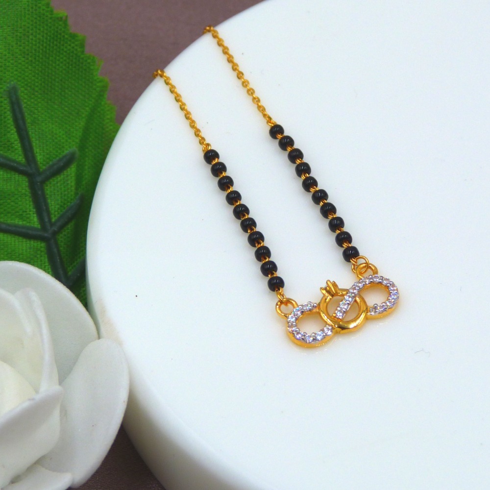Infinity Ring 22k Gold Mangalsutra