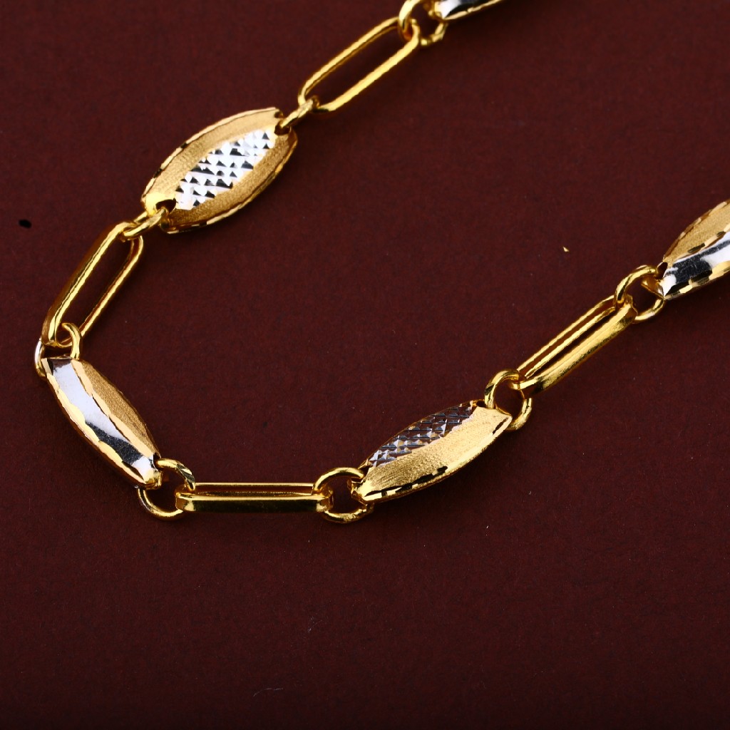 14k White and Yellow Gold XS Link Turkey Aurafin Bracelet 8 long 77  Gr  Blog Maximus Tecidos
