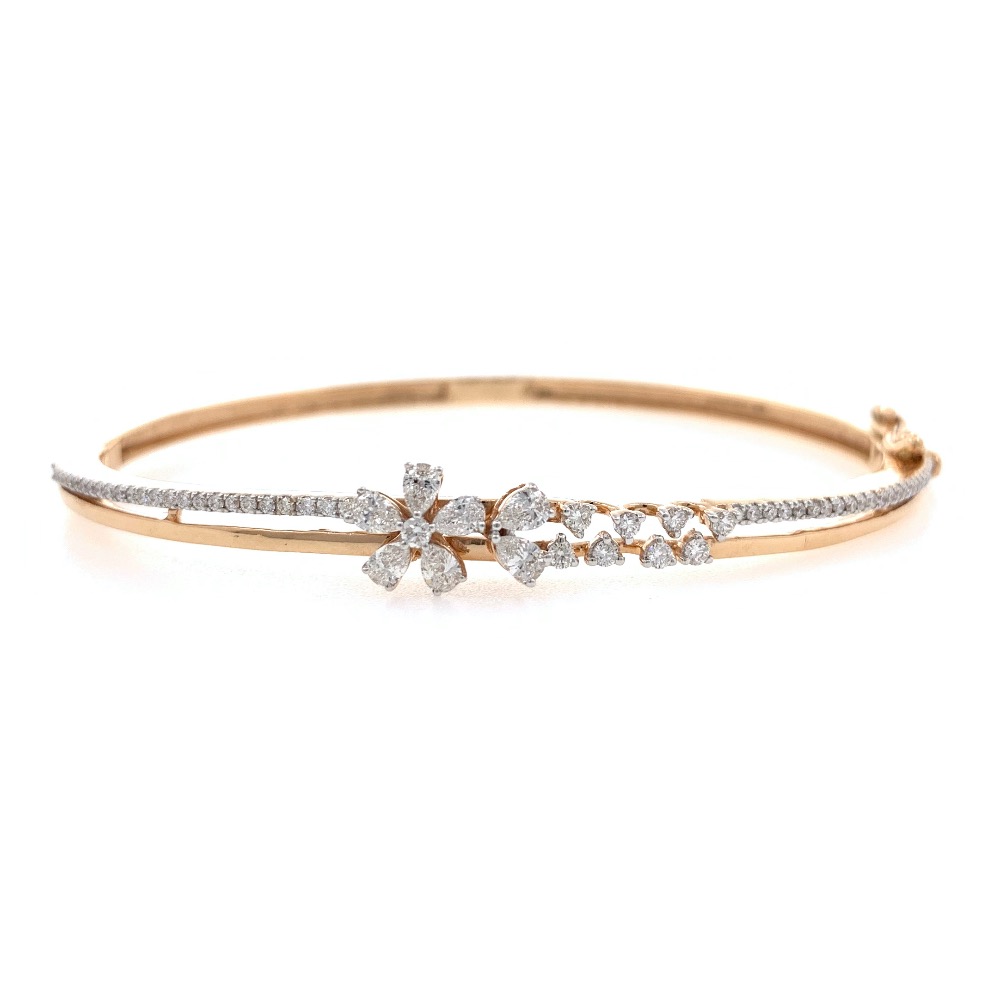 Belle diamond bracelet in rose gold 9brc14