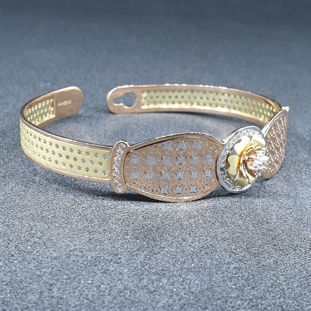 18k rose gold/ green gold ladies bracelet