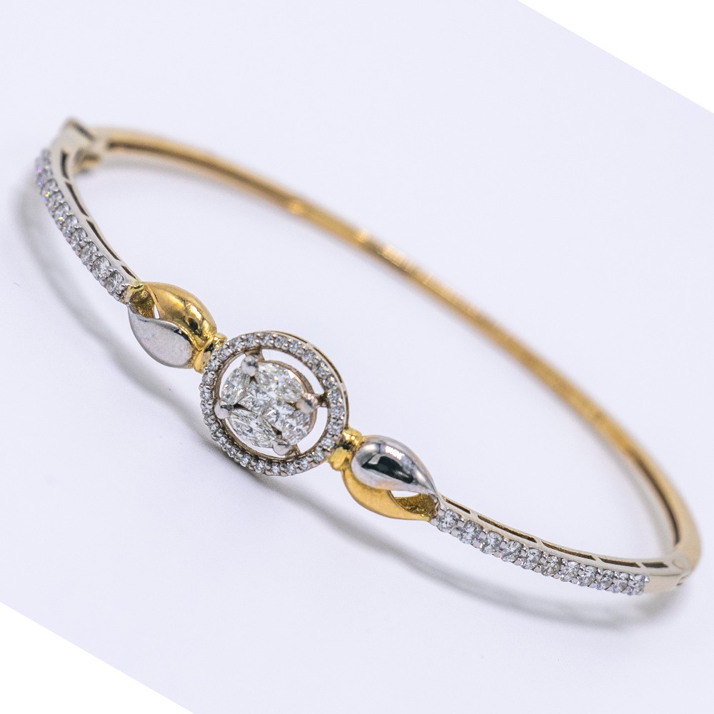 18K gold diamond bracelet agj-br-52