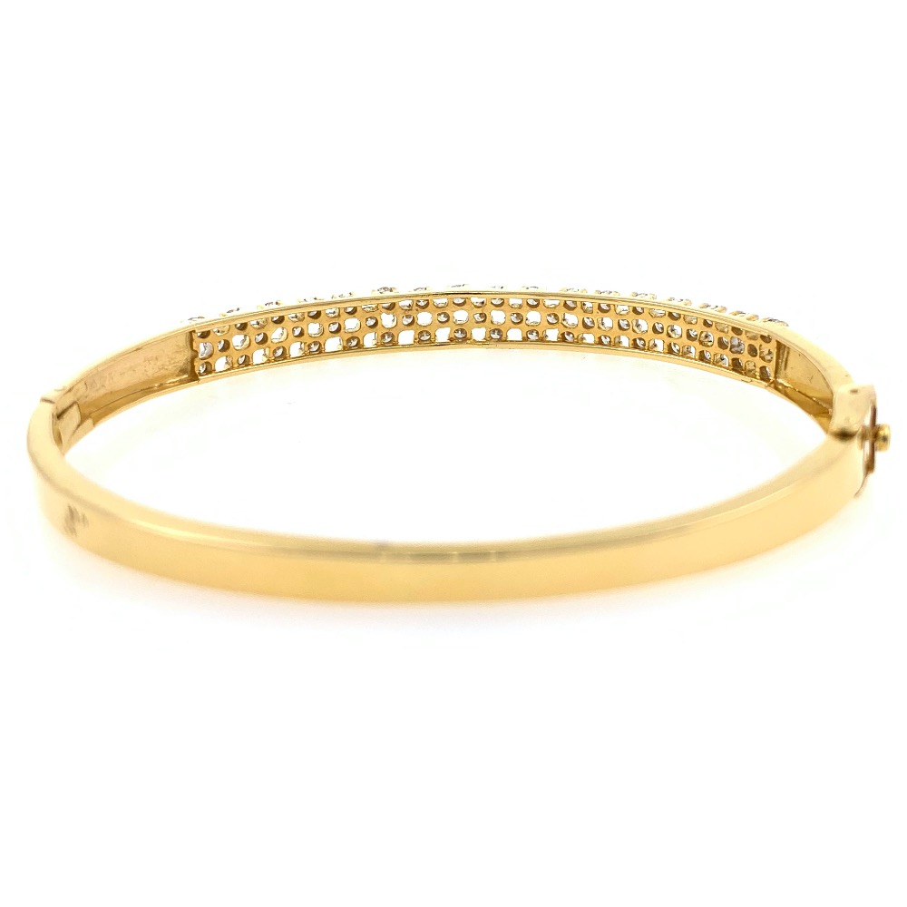 Nouvelle diamond bracelet in yellow gold 9brc30