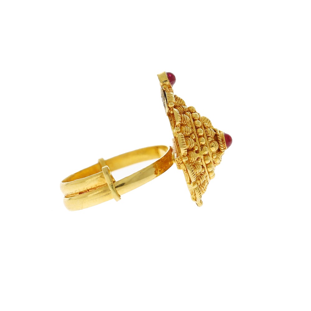 Antique Nagas Lakshmi Adjustable Bridal Finger Ring – Happy Pique