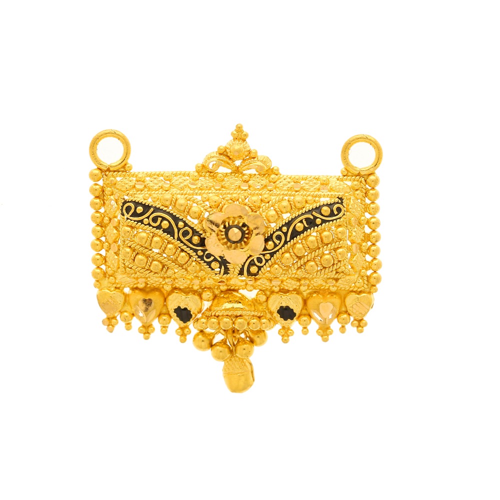 Ethnic 22karat gold mangalsutra pendant