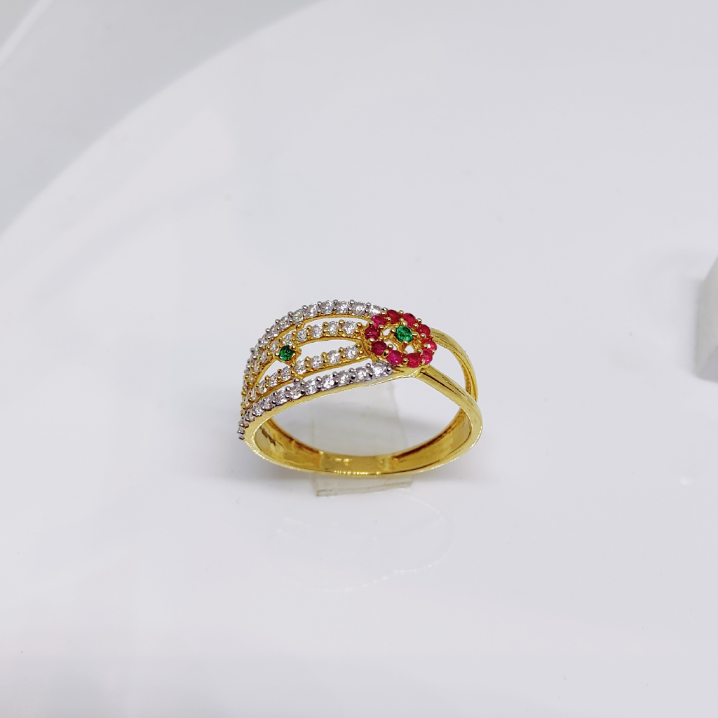 22k gold Cooler diamond fancy ring