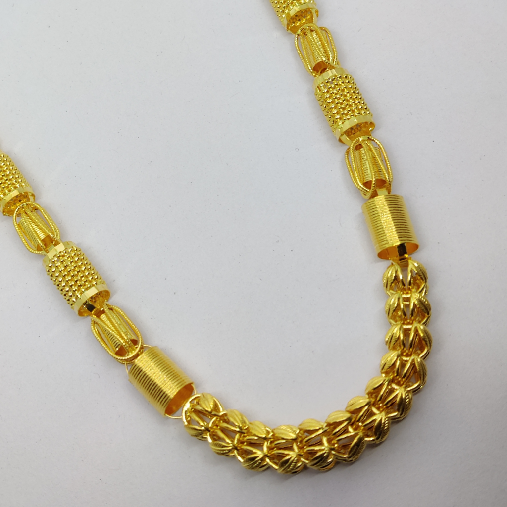 916 Gold Fancy Gent's Super Indo Chain