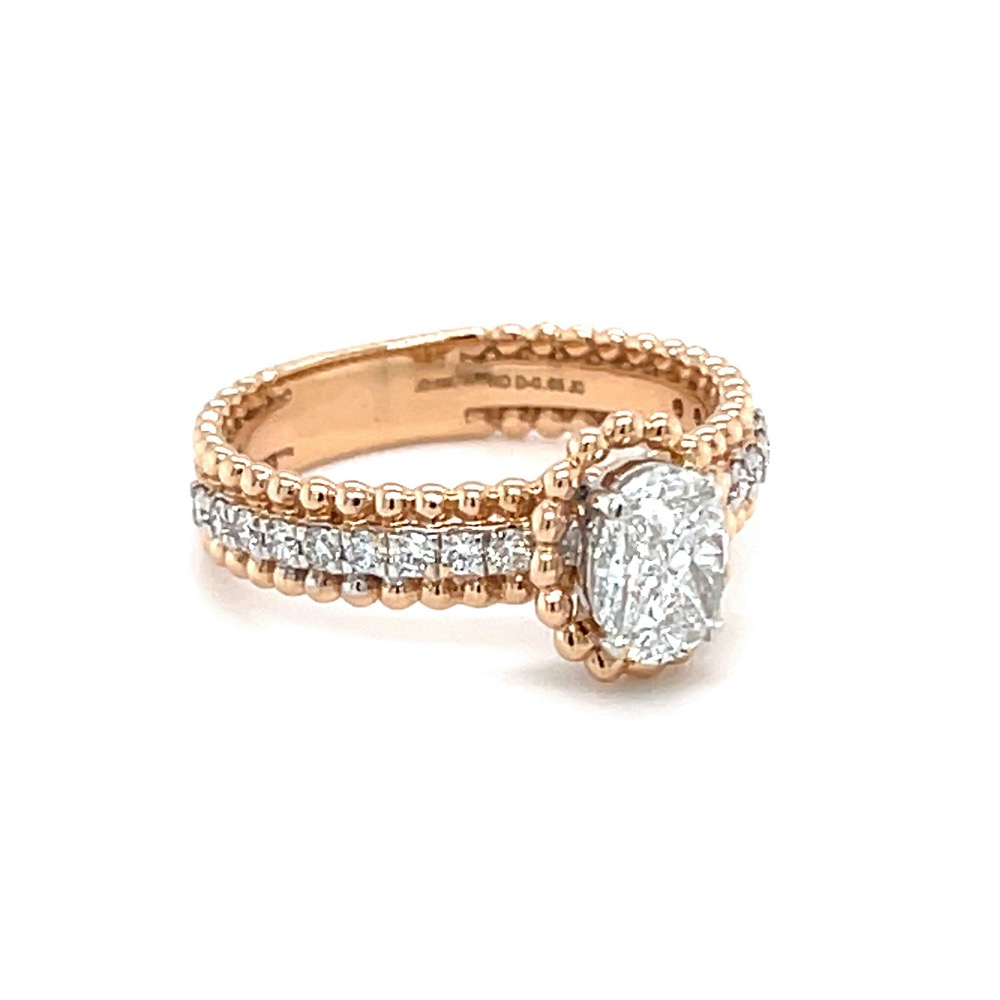 Mignon Diamond Ring with Solitaire Effect - 0LR136
