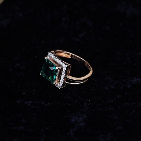 Panna Solitaire with cz ladies ring