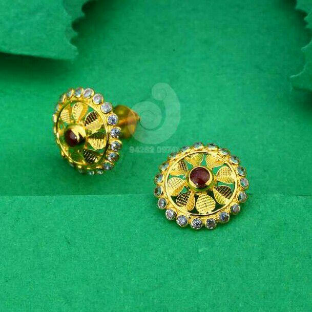 18ct Cz Ruby Stone Tops