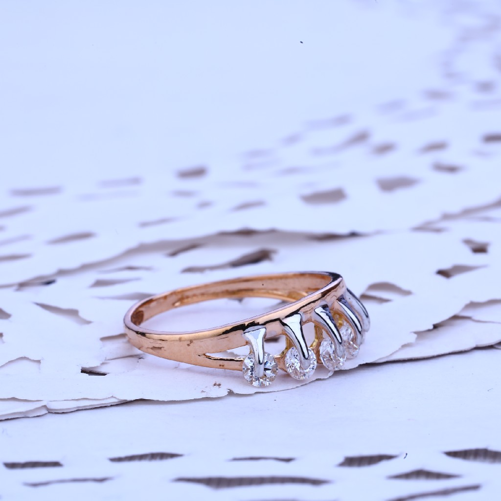 Ladies Rose Gold Designer Ring-RLR220