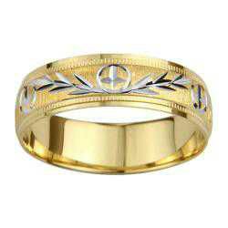 22KT Fancy Gold Leaf Design Ring
