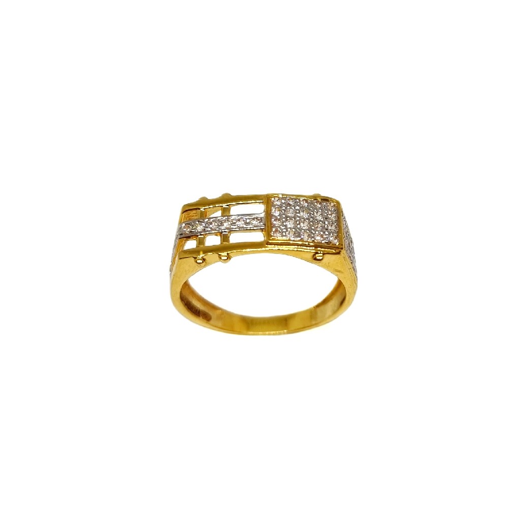 22K Gold Modern Gents Ring MGA - GRG0235