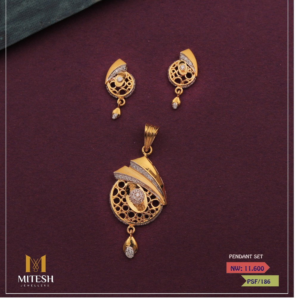Buy quality CZ ANTIQUE PENDANT SET in Deesa