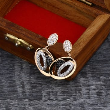 750 Rose Gold Ladies Stylish Necklace Set RN345