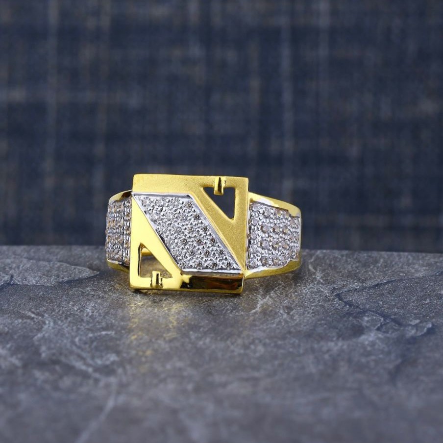 916 Gold Fancy Gents Ring