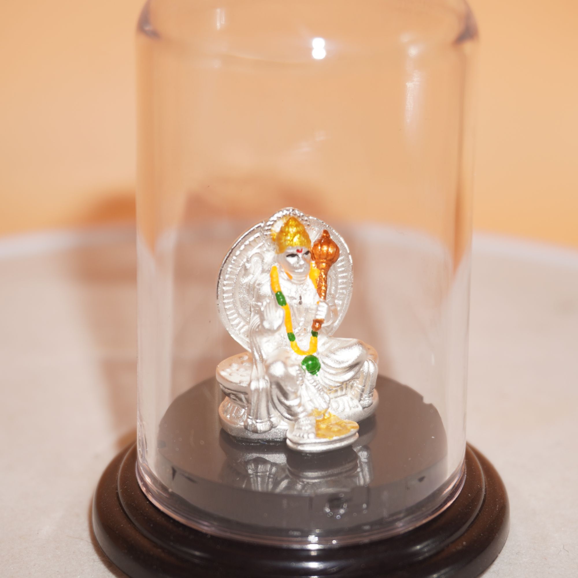 Silver hanuman murti
