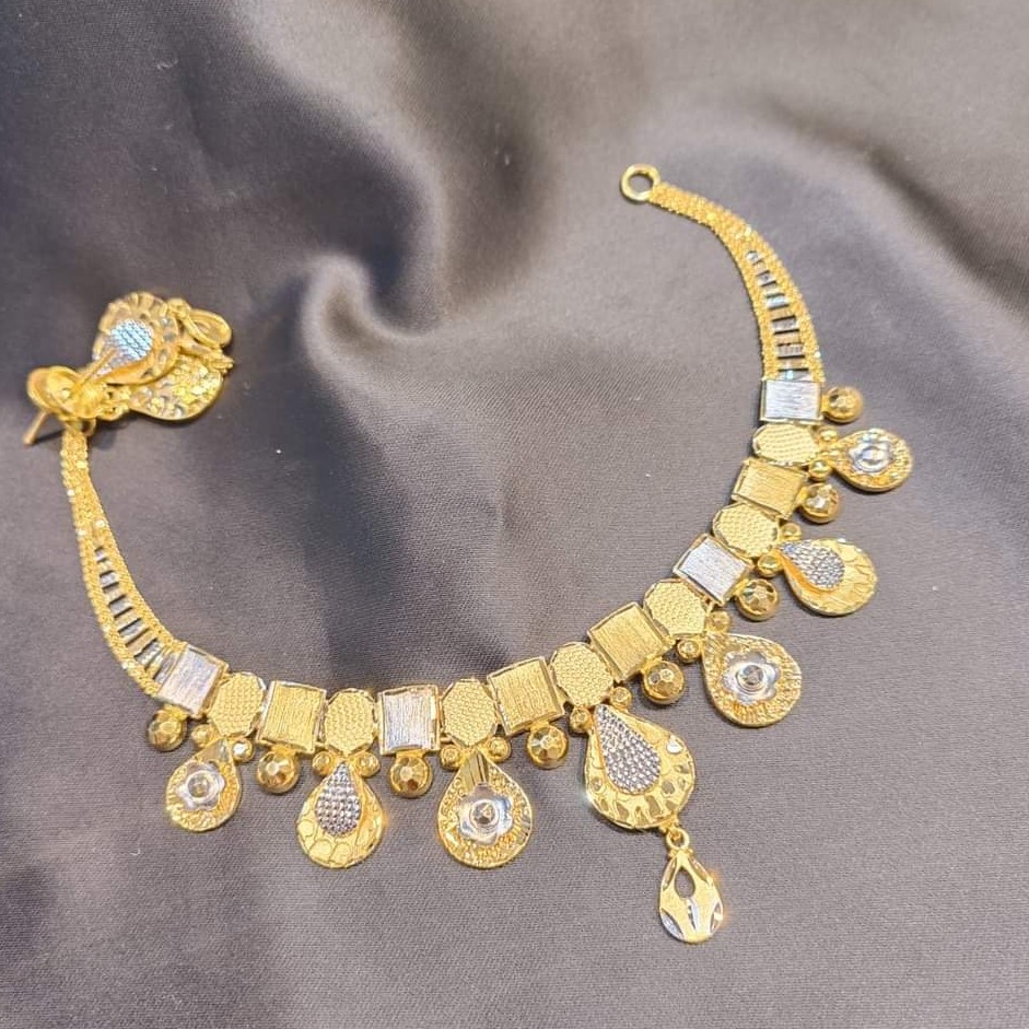 22 carat gold ladies necklace set RH-NS954