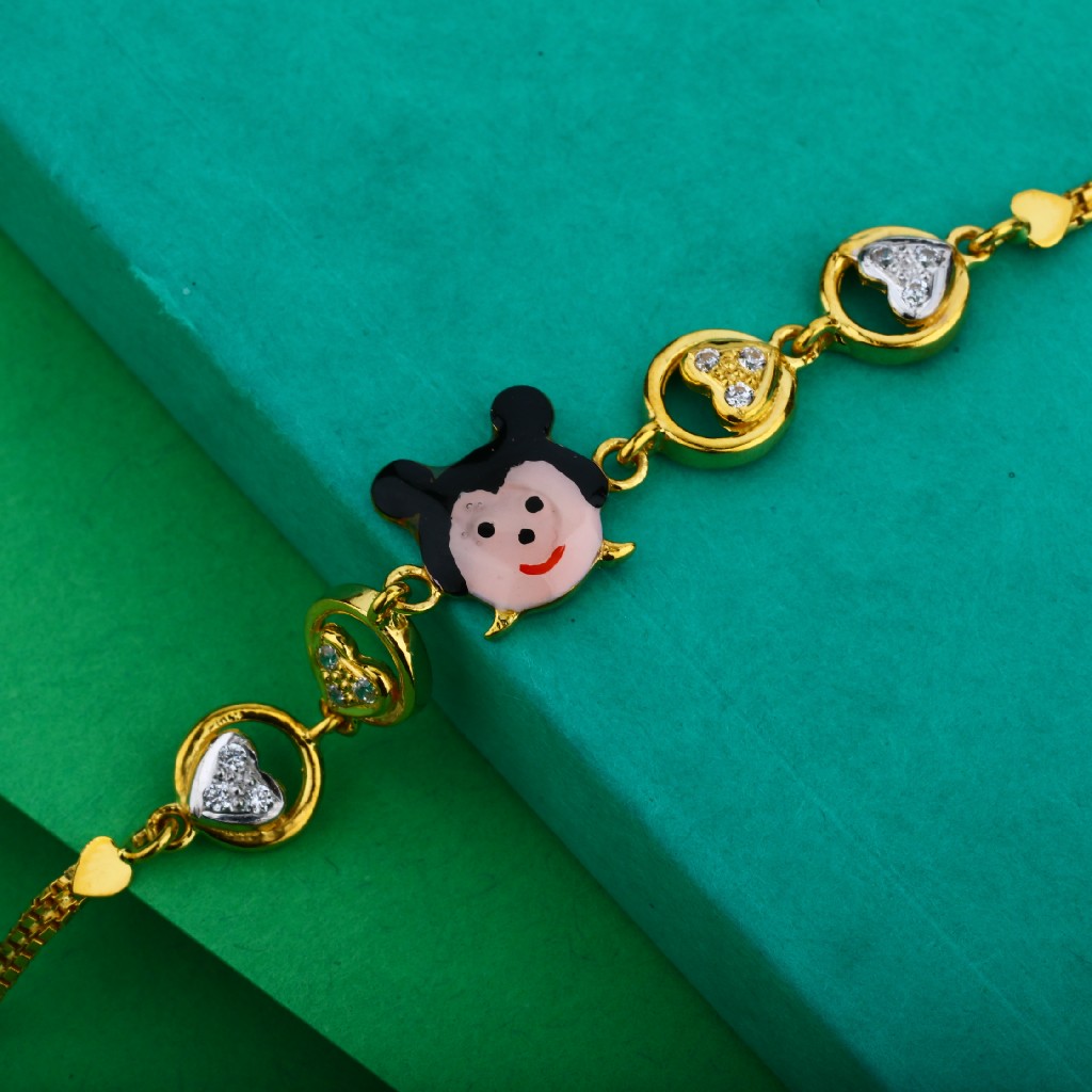 Kids 916 Gold Bracelet-KB10