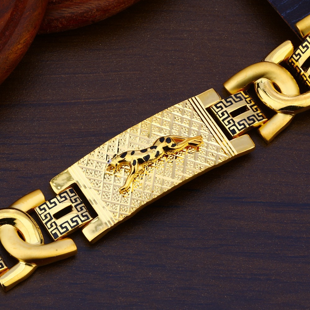 916 Gold Men's designer Hallmark Bracelet MPB238