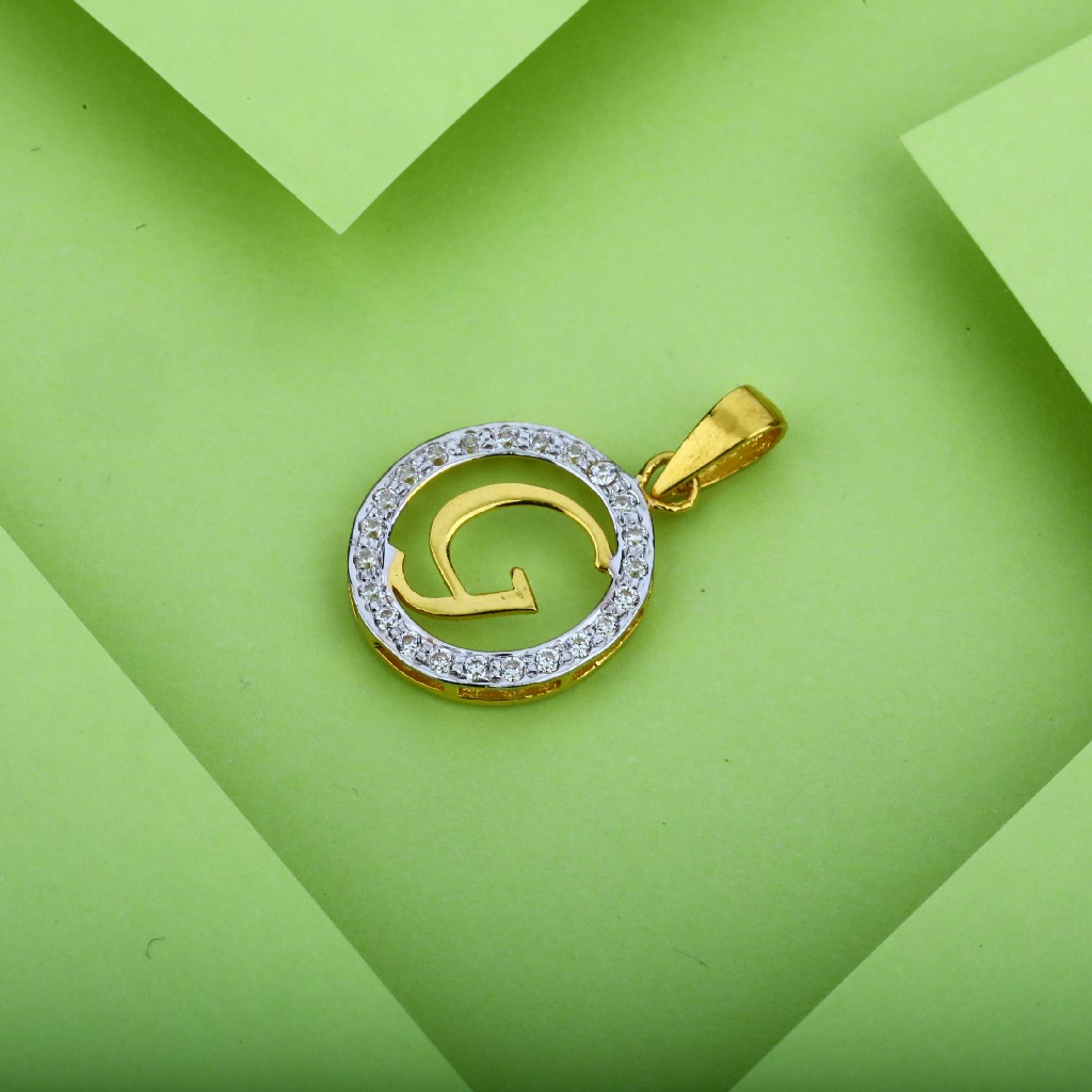 Letter G Gold 916 Pendant-LP03 