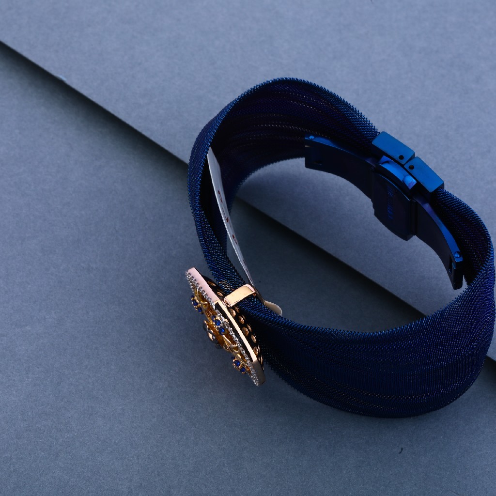 750 Rose Gold Hallmark Bracelet Kada LLKB22