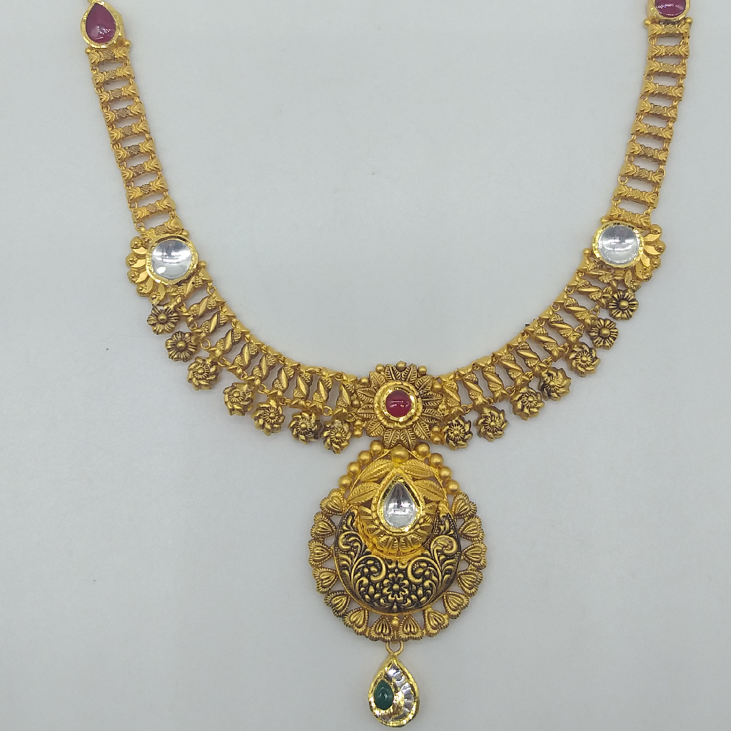 Gold Antique Necklace Set