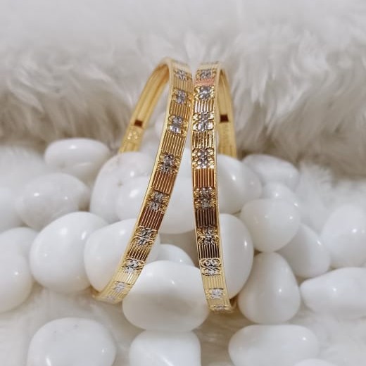 916 Gold Micro Design Kadli Bangle