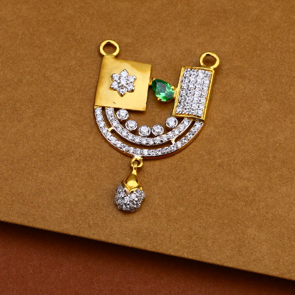 22kt Gold Classic Pendant Of Mangalsutra MP211