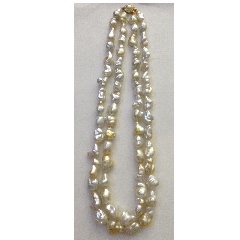 South sea keshi baroque pearls 2 layers JPM0004