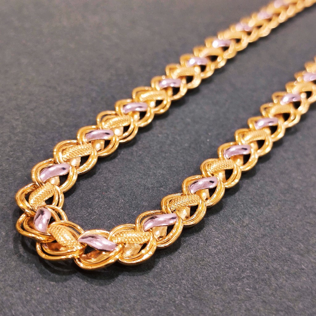 22 carat 916 gold Lotus chain