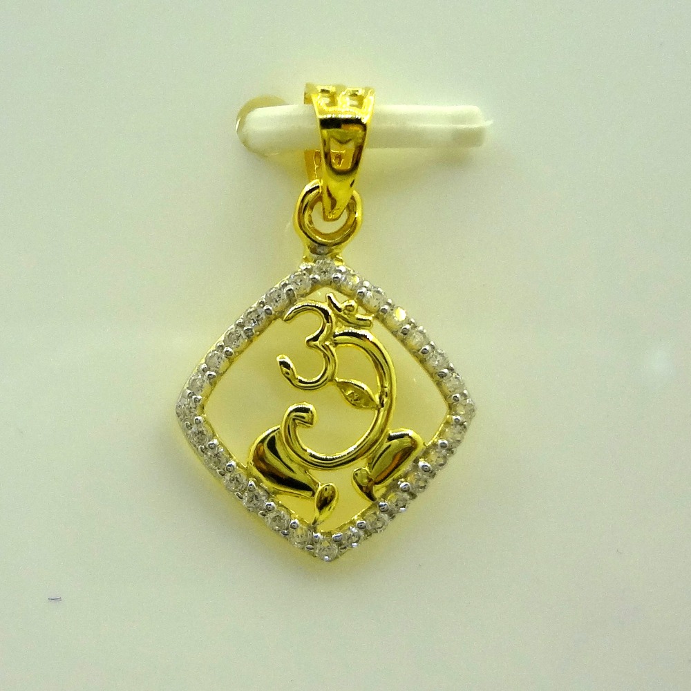 Designer ganapati 22kt gold pendant
