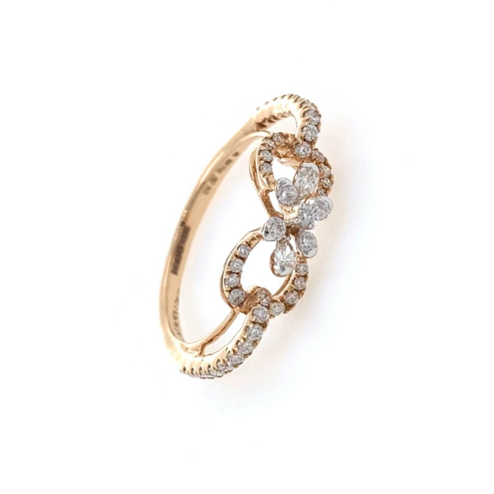 Giribala Infinity Heart Diamond Ring-Candere by Kalyan Jewellers