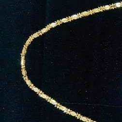 Handmade designer gold chain
