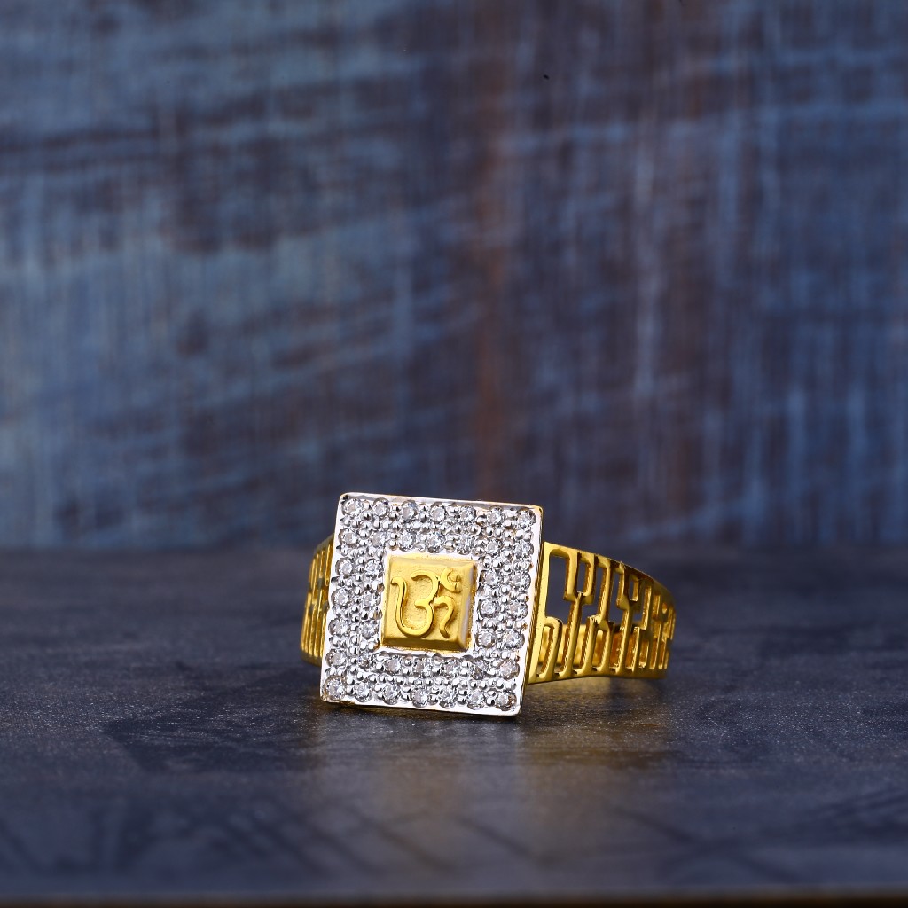 22kt Gold Om Symbol Ring MR491